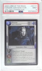 V1983: 2002: Faramir, Son/Denethor: 4C117: The Two Towers: Lord Of The Rings: PSA: 9: MINT: 103769529